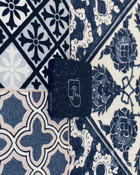 Кнопка AGRG® AXI Button CUSTOM — сенсорная кнопка выхода для любой СКУД из камня.