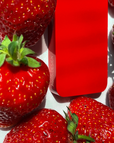 Считыватель AGRG® AXI 2 в корпусе из камня "Пламенный красный".